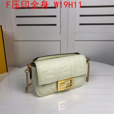 wholesale quality fendi bags full embossed f logo beige